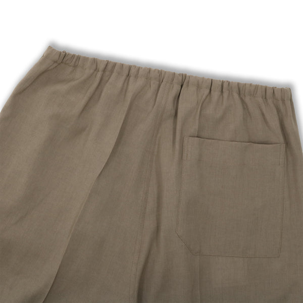 MASSTARD - WOVEN EASY TROUSERS - KHAKI