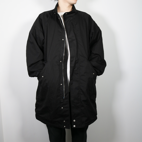 nonnative -TROOPER COAT COTTON SATINWITH GORE-TEX WINDSTOPPER- BLACK