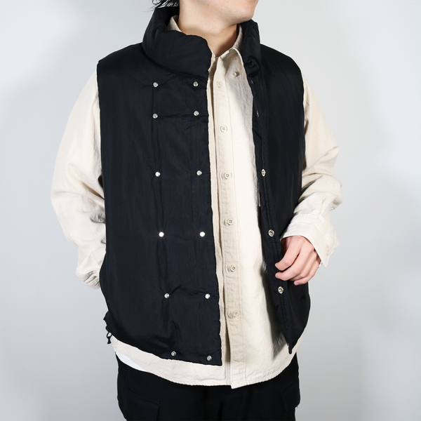 nonnative -HIKER PUFF VEST NYLON TAFFETA- BLACK