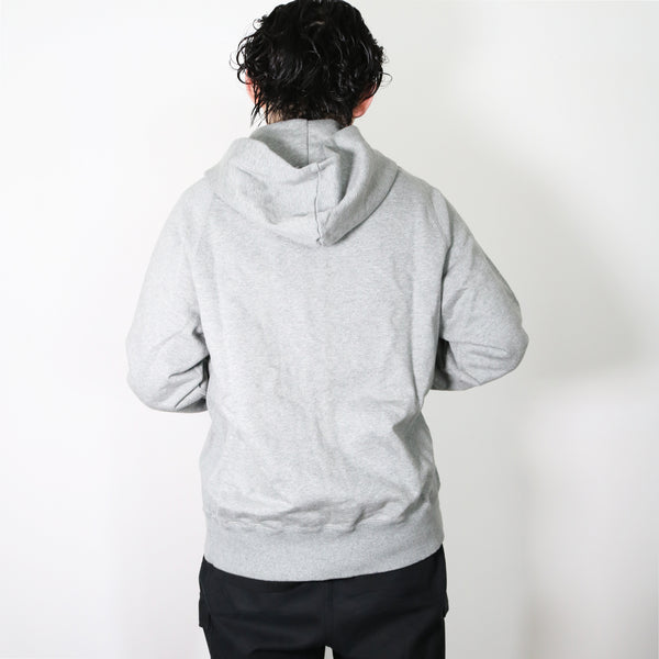 nonnative - DWELLER FULL ZIP HOODY COTTON SWEAT -GRAY