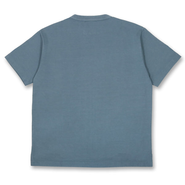 MASSTARD -S/S POCKET TEE- F.BLUE