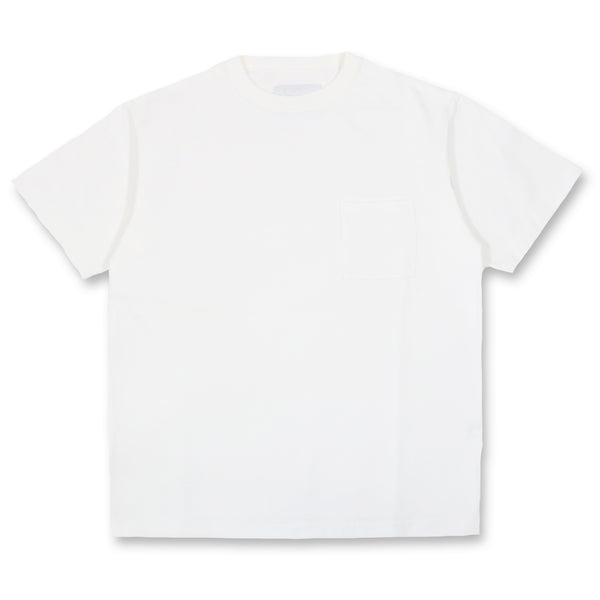 MASSTARD -S/S POCKET TEE- WHITE