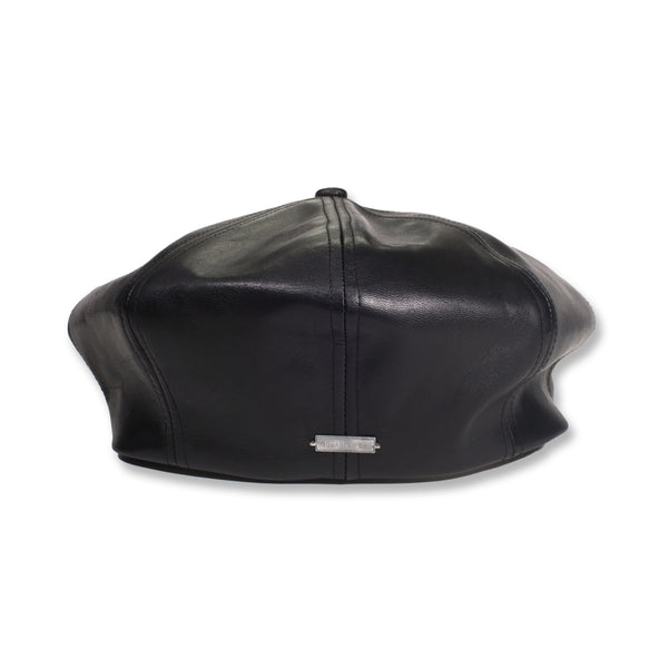 SOLARIS HATMAKERS & Co. -HORSEHIDE CASQUETTE DEEP"OLDBOY"- BLACK