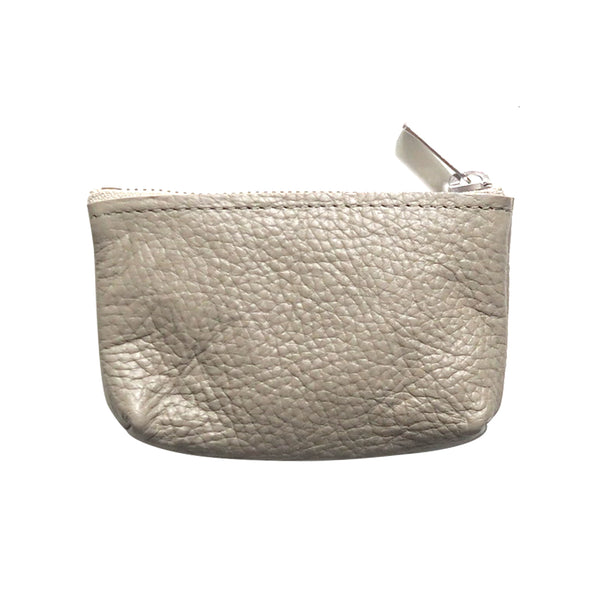 MASSTARD -MINIMAL LEATHER POUCH (Petit)- GREIGE