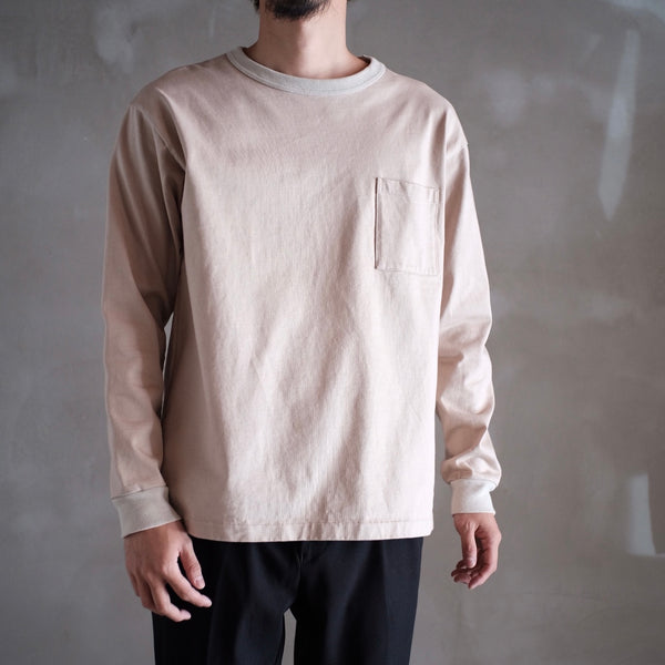 MASSTARD -POCKET L/S TEE- CHAI