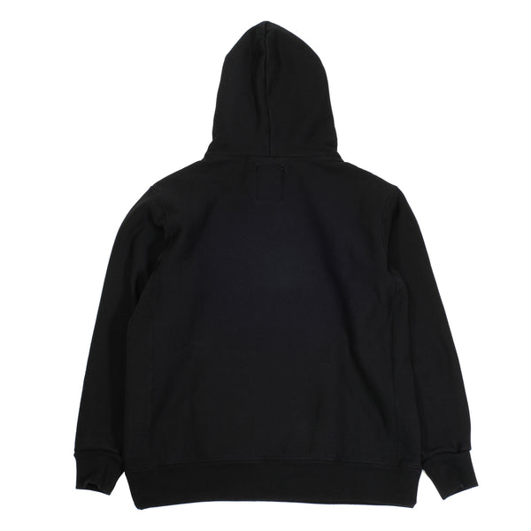 MASSTARD - SWEAT PARKA - BLACK