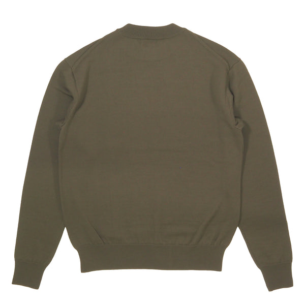 MASSTARD - DAILY MOCK SWEATER- OLIVE