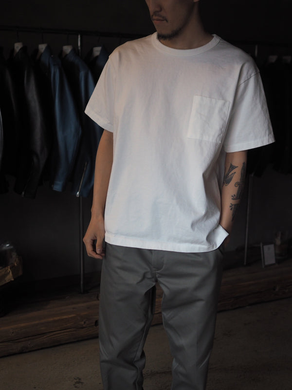 MASSTARD - POCKET Tee - WHITE