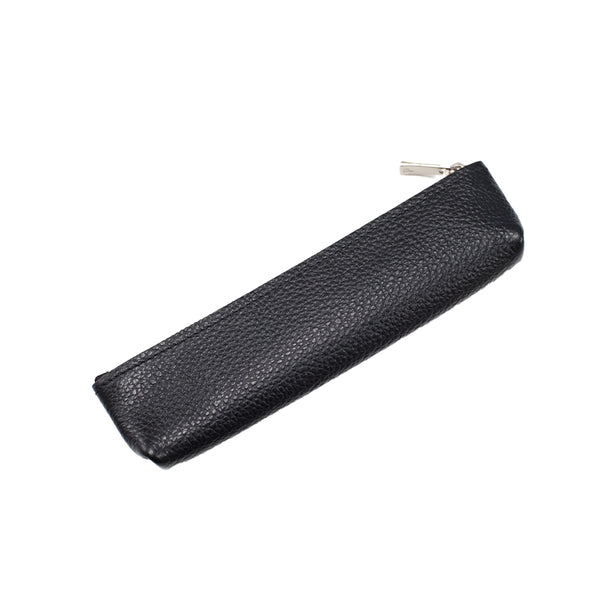 MASSTARD -MINIMAL LEATHER PENCASE - BLACK